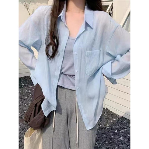 WANWAN Two Piece  Sets Tank Top With Shirts